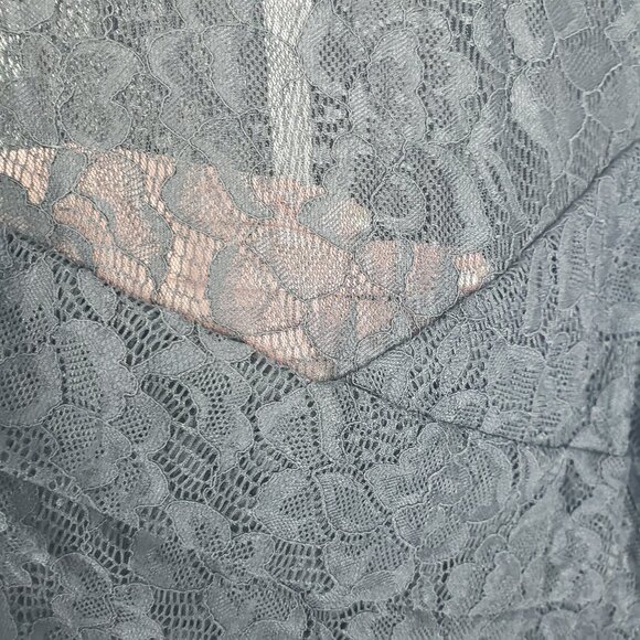 White House Black Market Instantly Slimming Black Lace Bandage Sheath Dress 6P - Picture 4 of 11